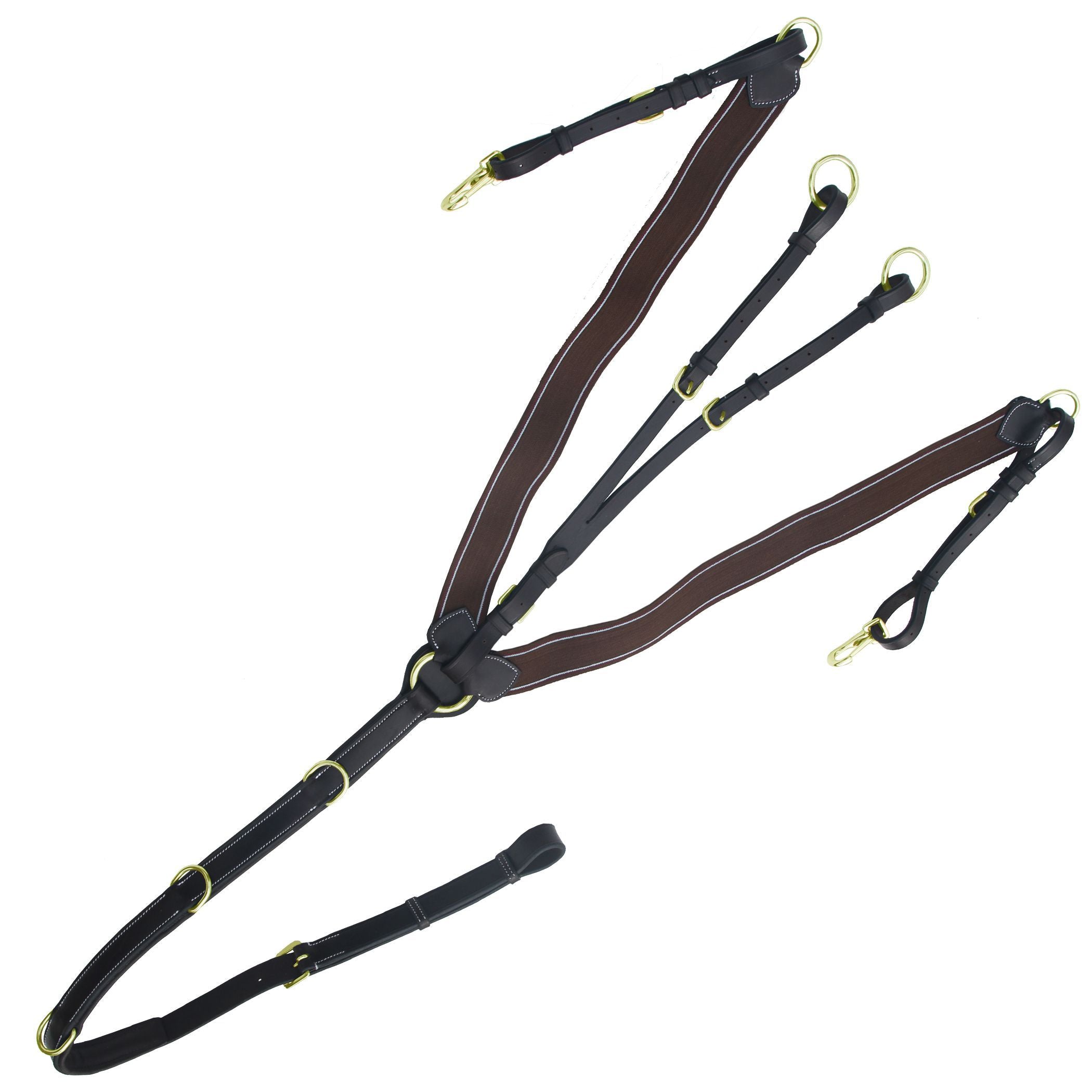 Pettorale Elastico WALDHAUSEN Con Martingala A Y Per Cavallo – Nuovo, Comodo
