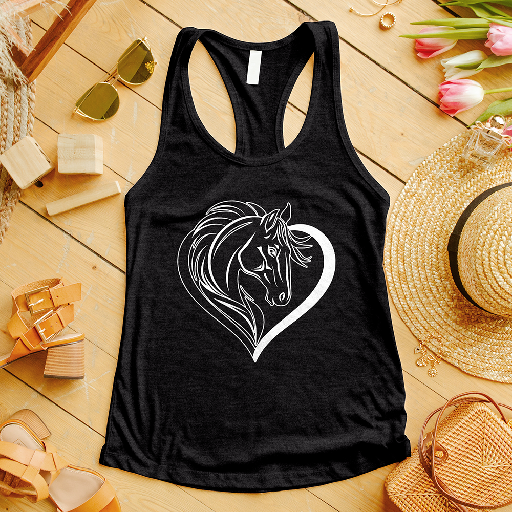 Love Horse Shirt Tank Top