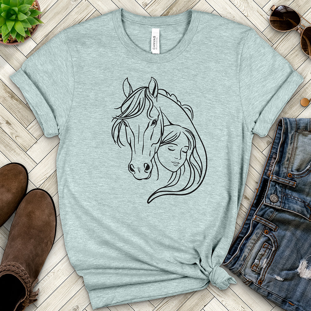 Horse And Girl Tee