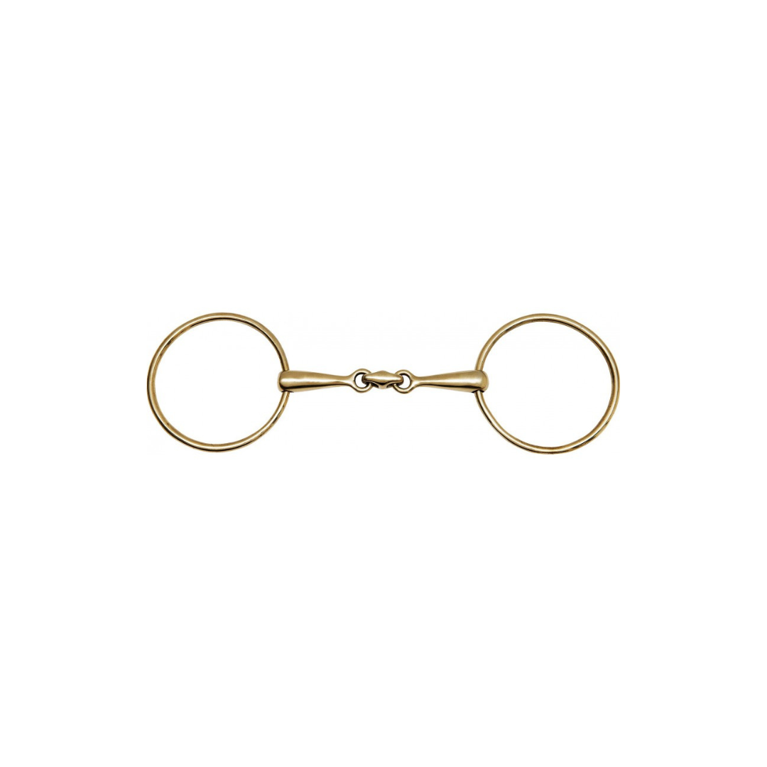 Feeling Thin Anatomic Large Rings Snaffle, German Silver