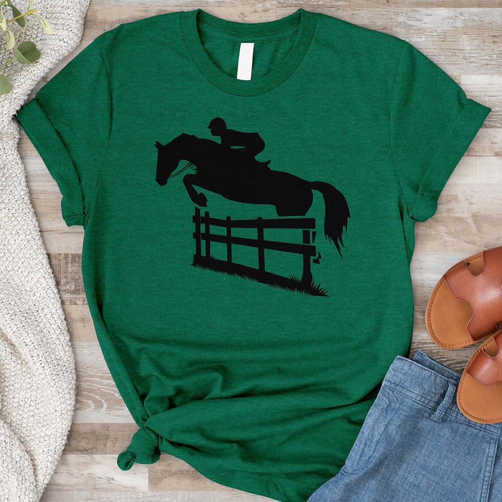 Horse Jumping Fence Tee