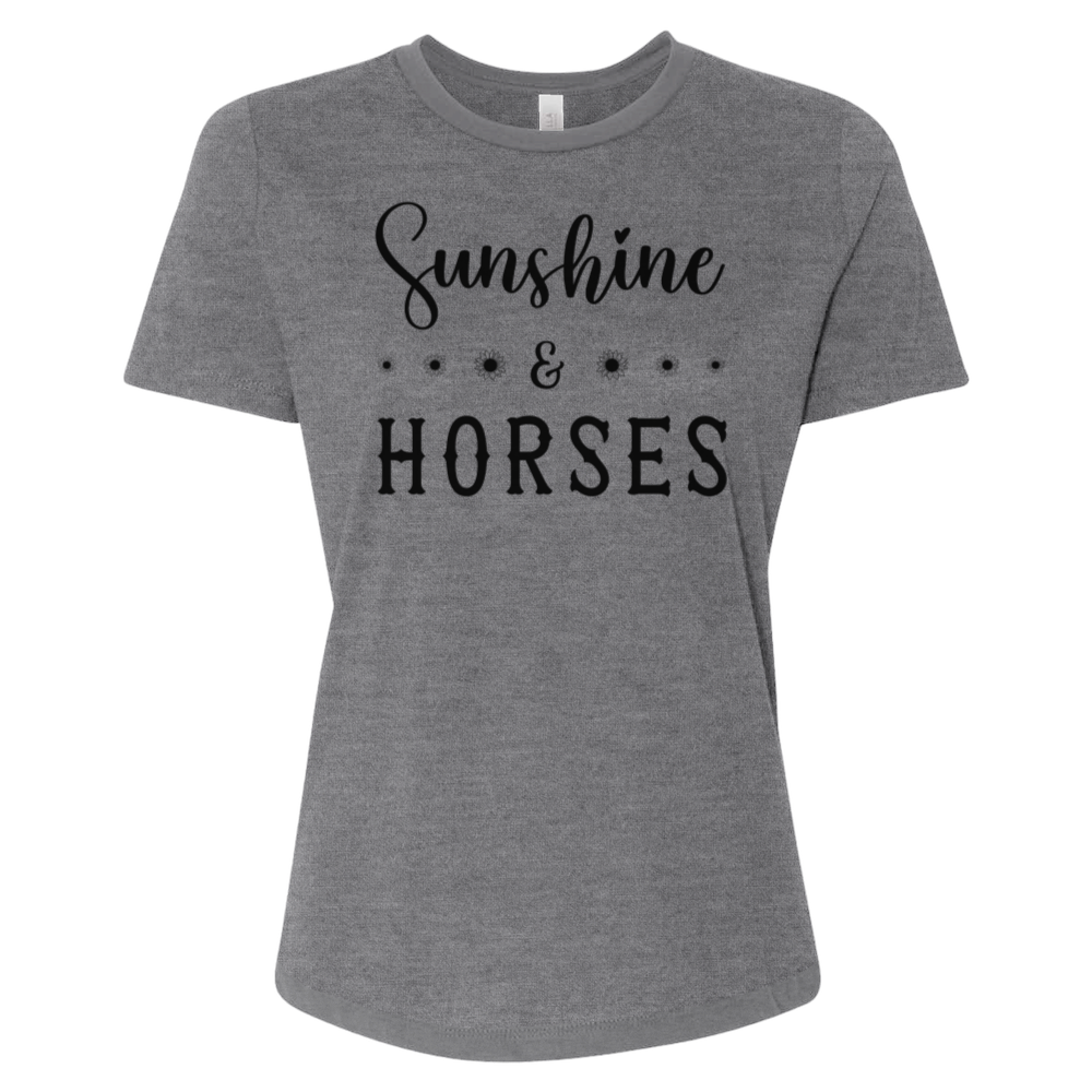 Sunshine & Horses V3 Tee