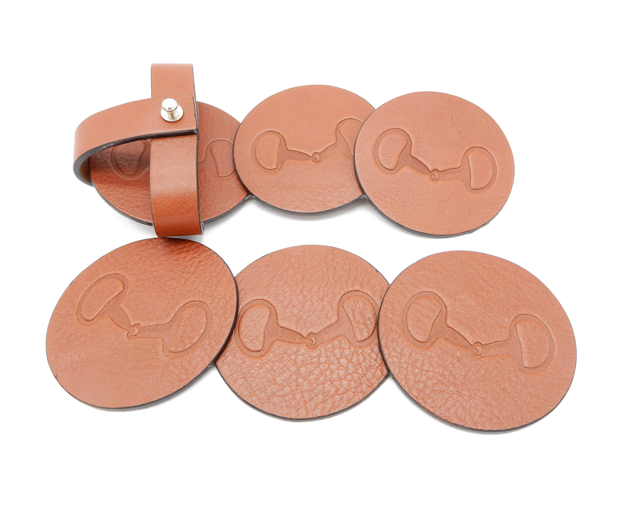 LILO Burgos Bit Leather Coasters