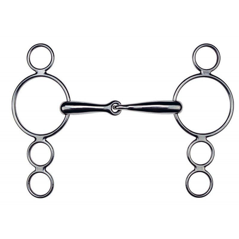 Feeling Continental Gag Bit, 4-Ring Cheeks