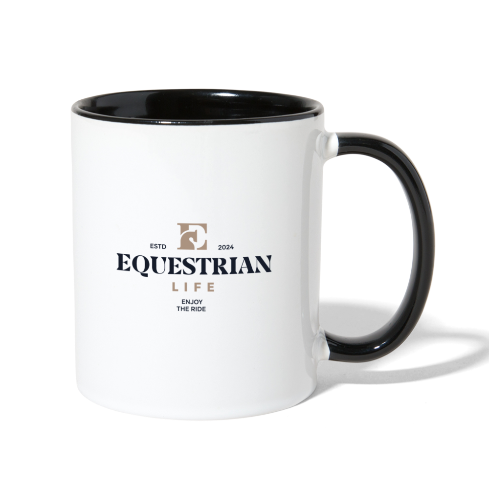 EL Contrast Coffee Mug - white/black