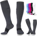NEWZILL Medical Compression Socks for Women & Men Circulation 20-30 Mmhg, Best for Running Athletic Hiking Travel Flight Nurses