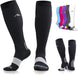 NEWZILL Medical Compression Socks for Women & Men Circulation 20-30 Mmhg, Best for Running Athletic Hiking Travel Flight Nurses
