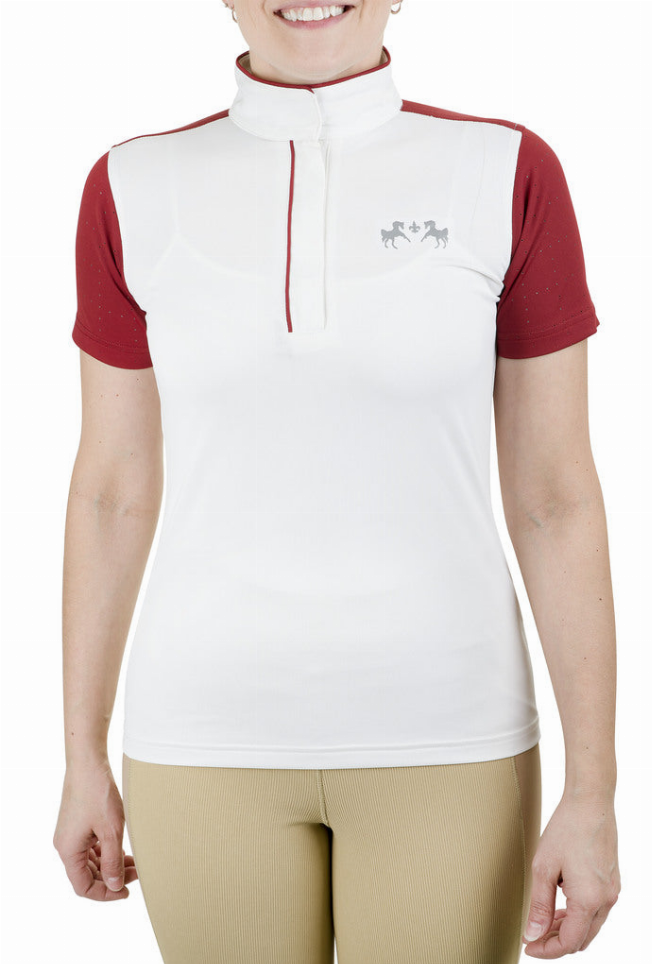 Equine Couture Ladies Magda Equicool Short Sleeve Show Shirt
