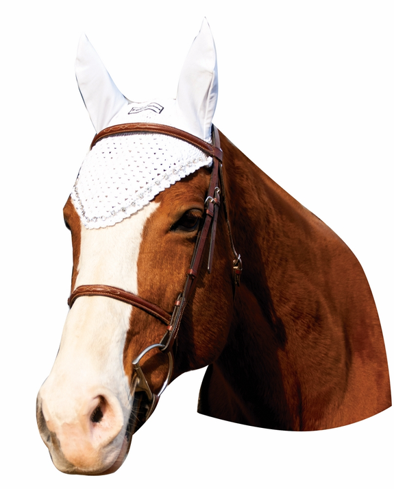 Equine Couture Fly Bonnet with Crystals