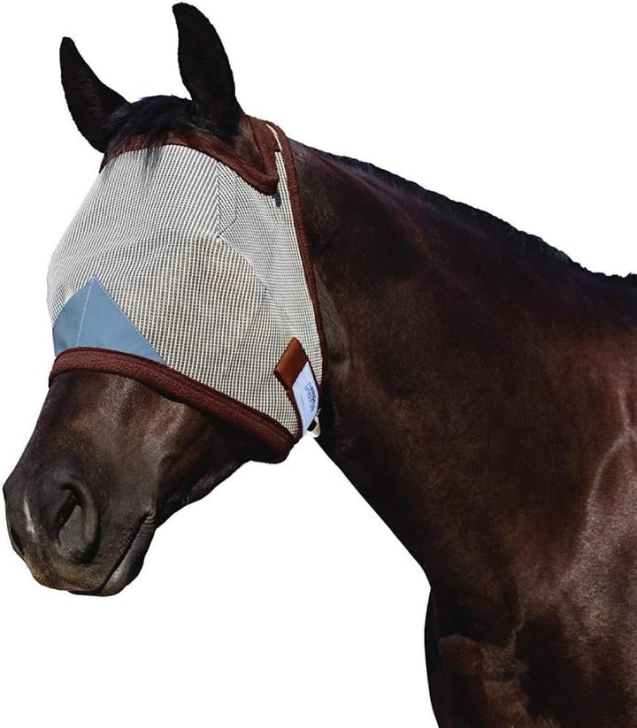 Equine Fly Mask | Horse Fly Mask with UV Protection | Adjustable Fit for Comfort | without Ears