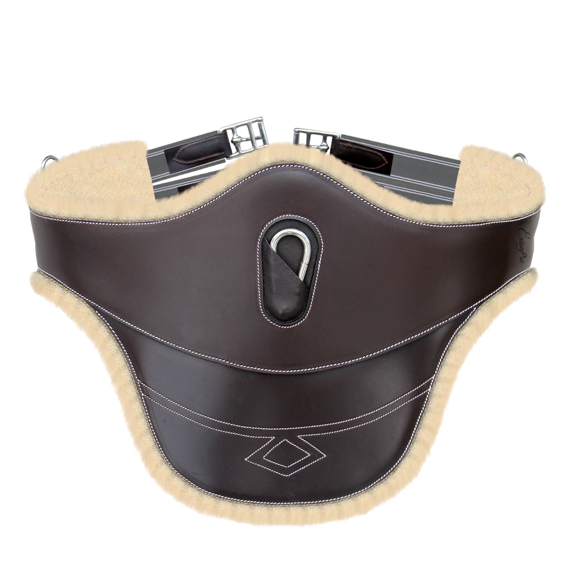 ExionPro Belly Guard Girth - Grey Elastic With White Lines