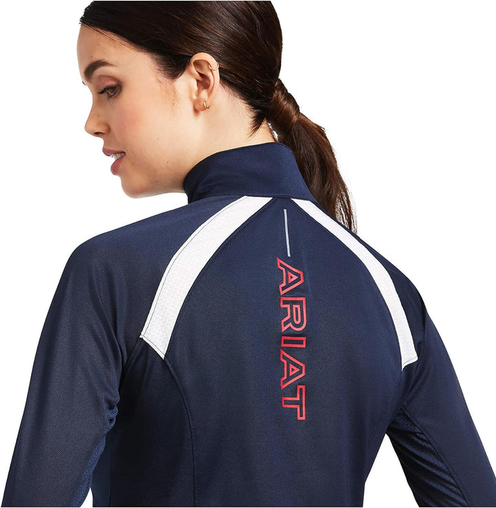 Women'S Sunstopper 2.0 1/4 Zip Top (Medium, Team)