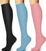 3 Pairs Compression Socks for Women & Men 15-20 Mmhg,Best Support for Nurses Running Hiking
