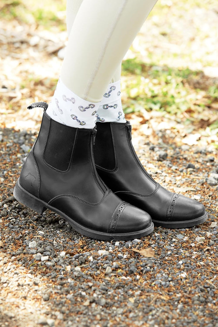 Dover Saddlery Riding Sport Kids' Provenance Zip Paddock Boots