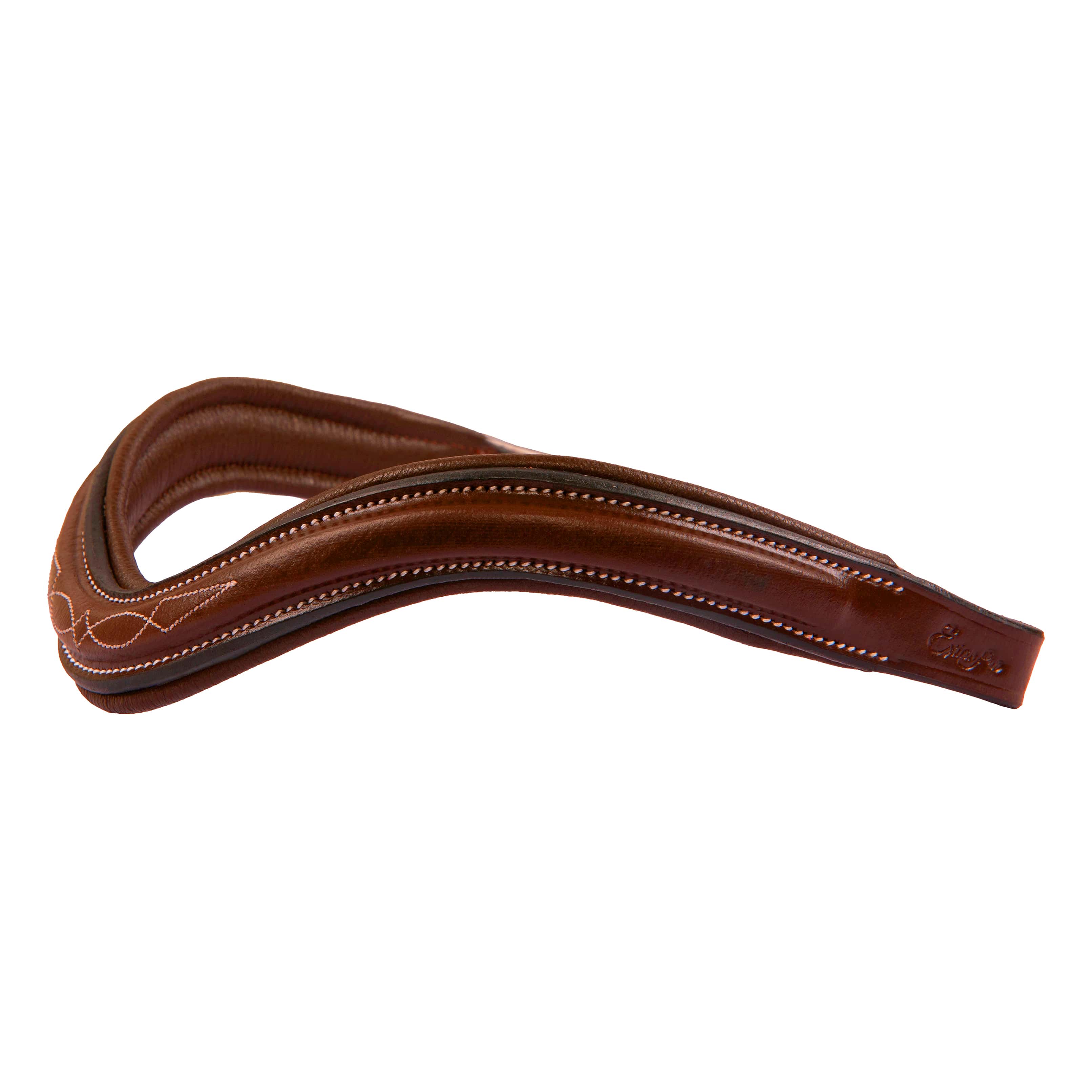 ExionPro Fancy Stitched Square Raised Padded Browband