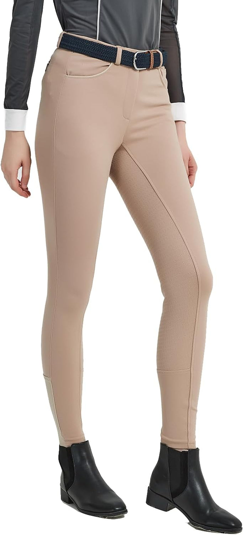 Pantalon d'équitation Felicia fond intégral grip – Noir Pantalon d'équitation Felicia fond intégral grip – Noir