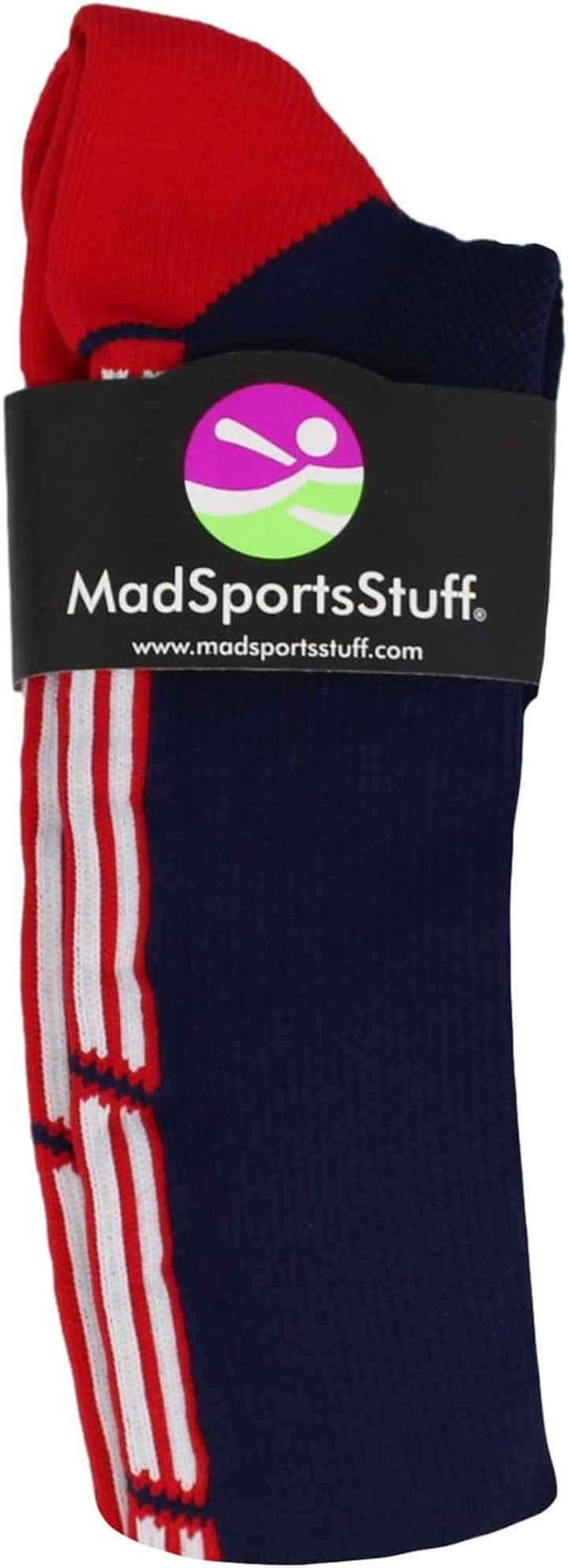 Madsportsstuff Patriot USA Flag Stars and Stripes over the Calf Socks