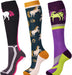 Harrison Howard 3 Pairs Premium Quality Equestrian Riding Socks for Horse Riding &Tall Boot Knee High Socks for Women