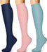 3 Pairs Compression Socks for Women & Men 15-20 Mmhg,Best Support for Nurses Running Hiking