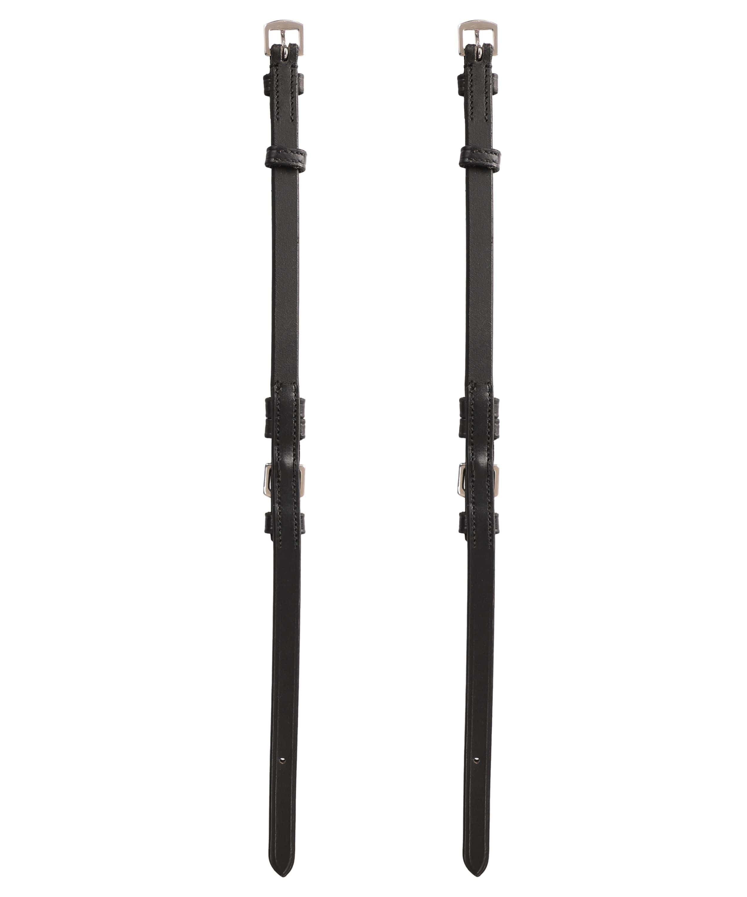 ExionPro Bridle Cheek Pieces With Buckle Fastening - Matching Stitching
