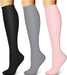 3 Pairs Compression Socks for Women & Men 15-20 Mmhg,Best Support for Nurses Running Hiking