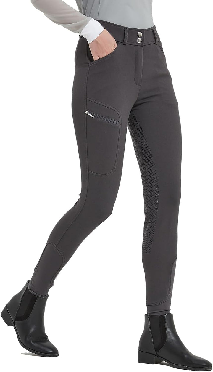 HR Farm Women'S Full Seat Silicone Grip Breeches Horse Riding Jodhpurs