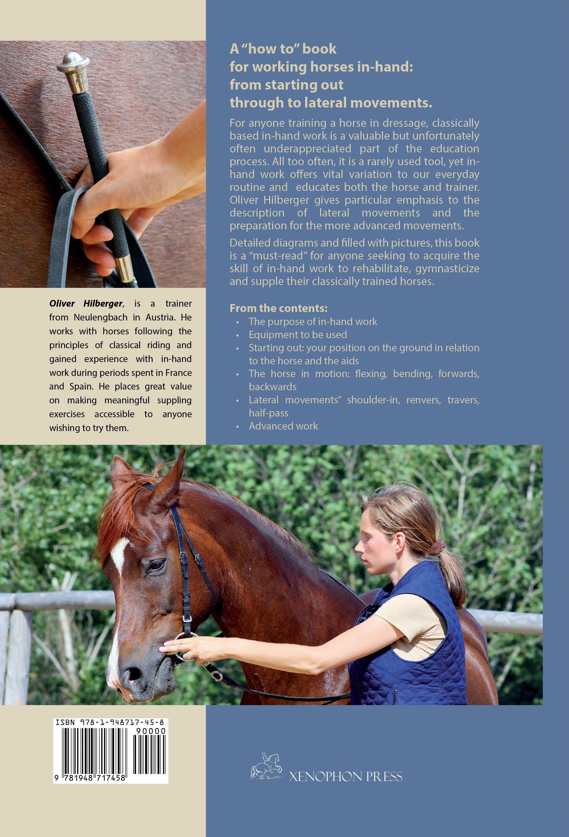 Schooling Exercises In-Hand: Working Towards Suppleness and Confidence by Oliver Hilberger