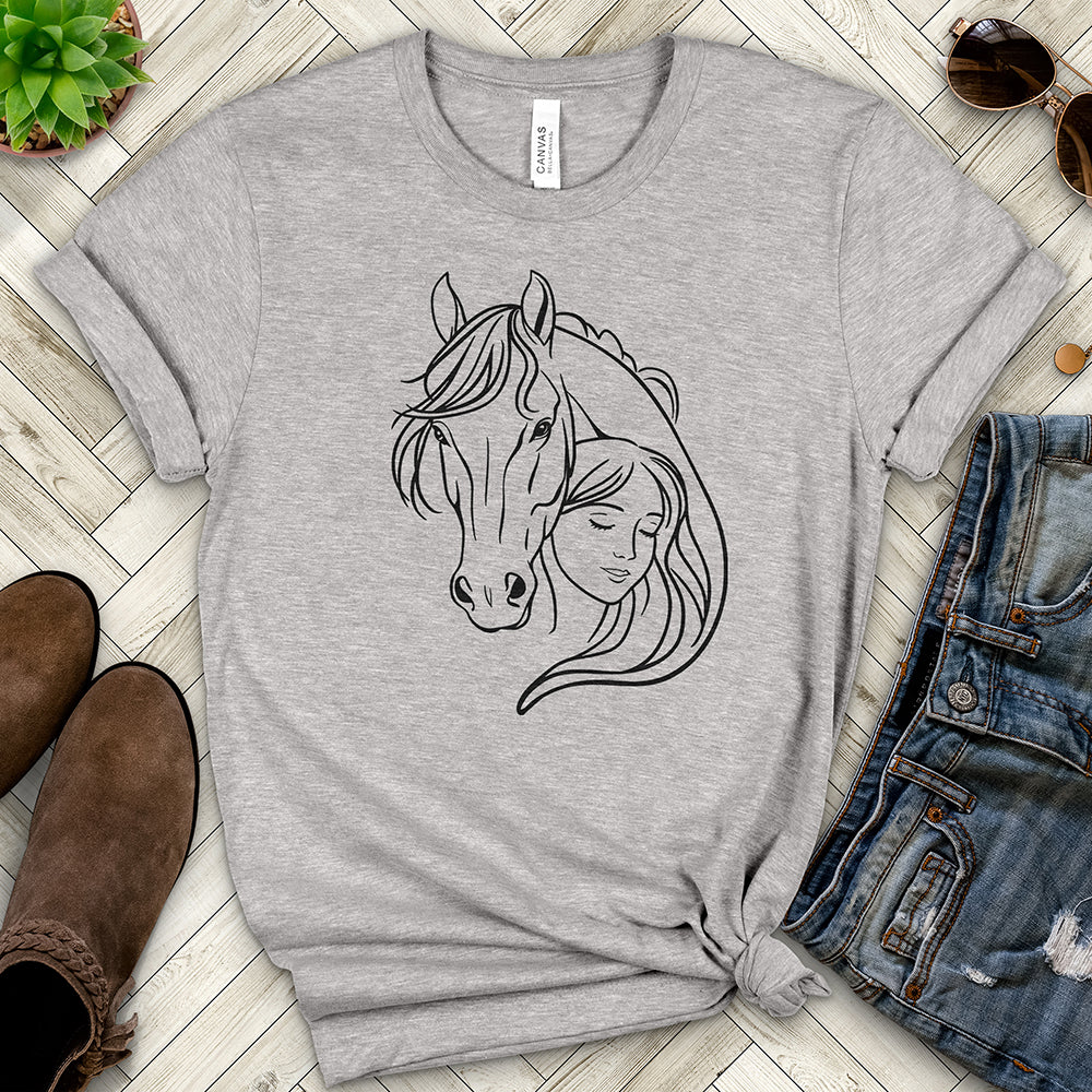 Horse And Girl Tee