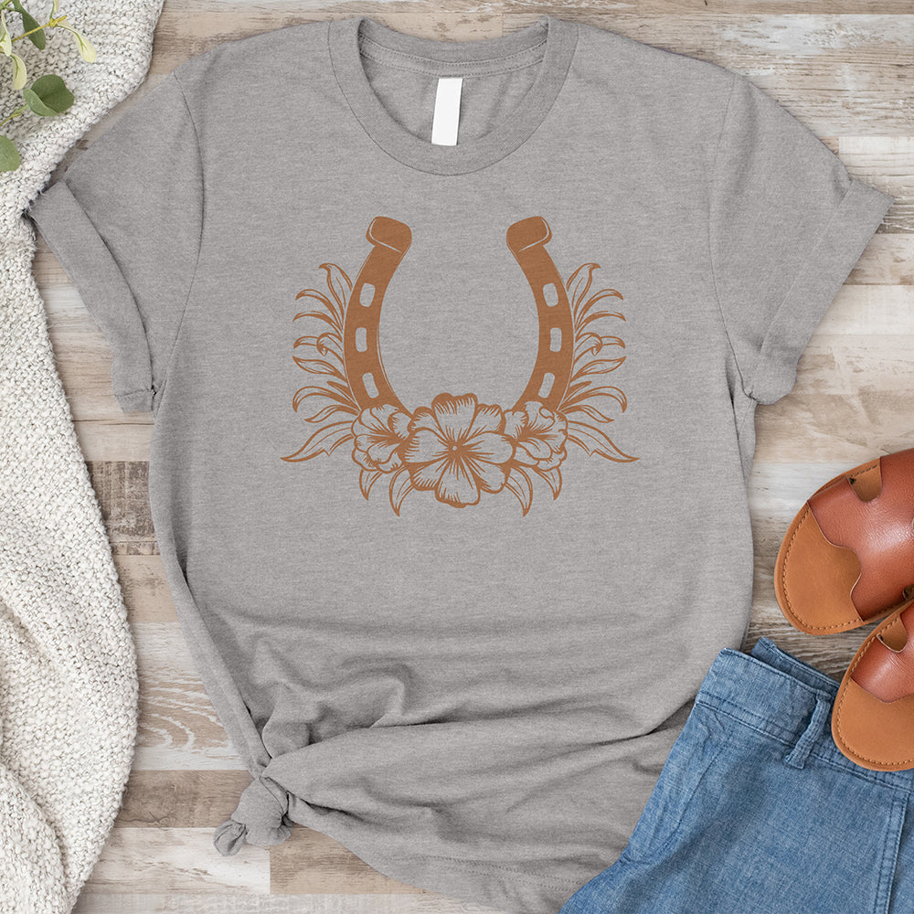 Horseshoe Flower Tee