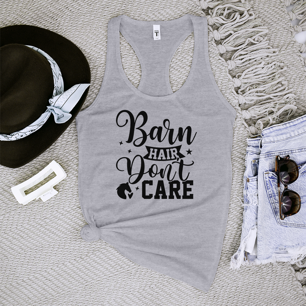 Barn Hair Don't Care V4 Tank Top