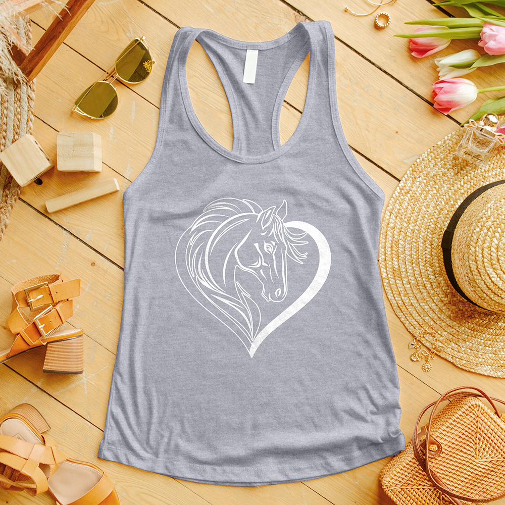 Love Horse Shirt Tank Top