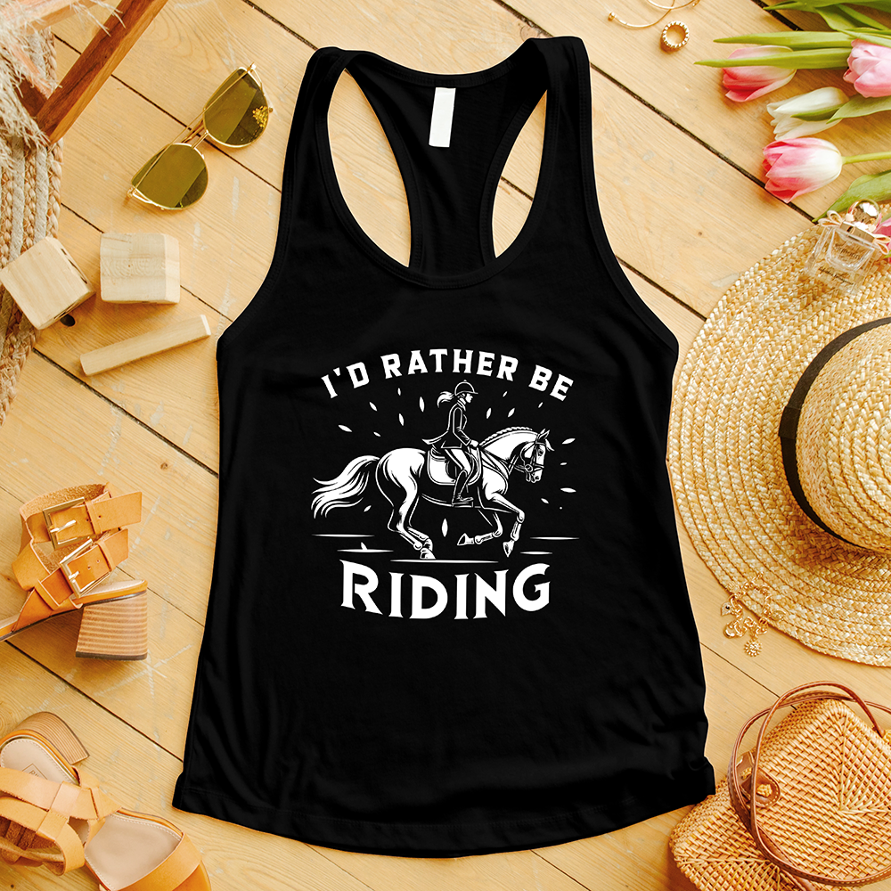 I'd Rather Be Riding Tank Top