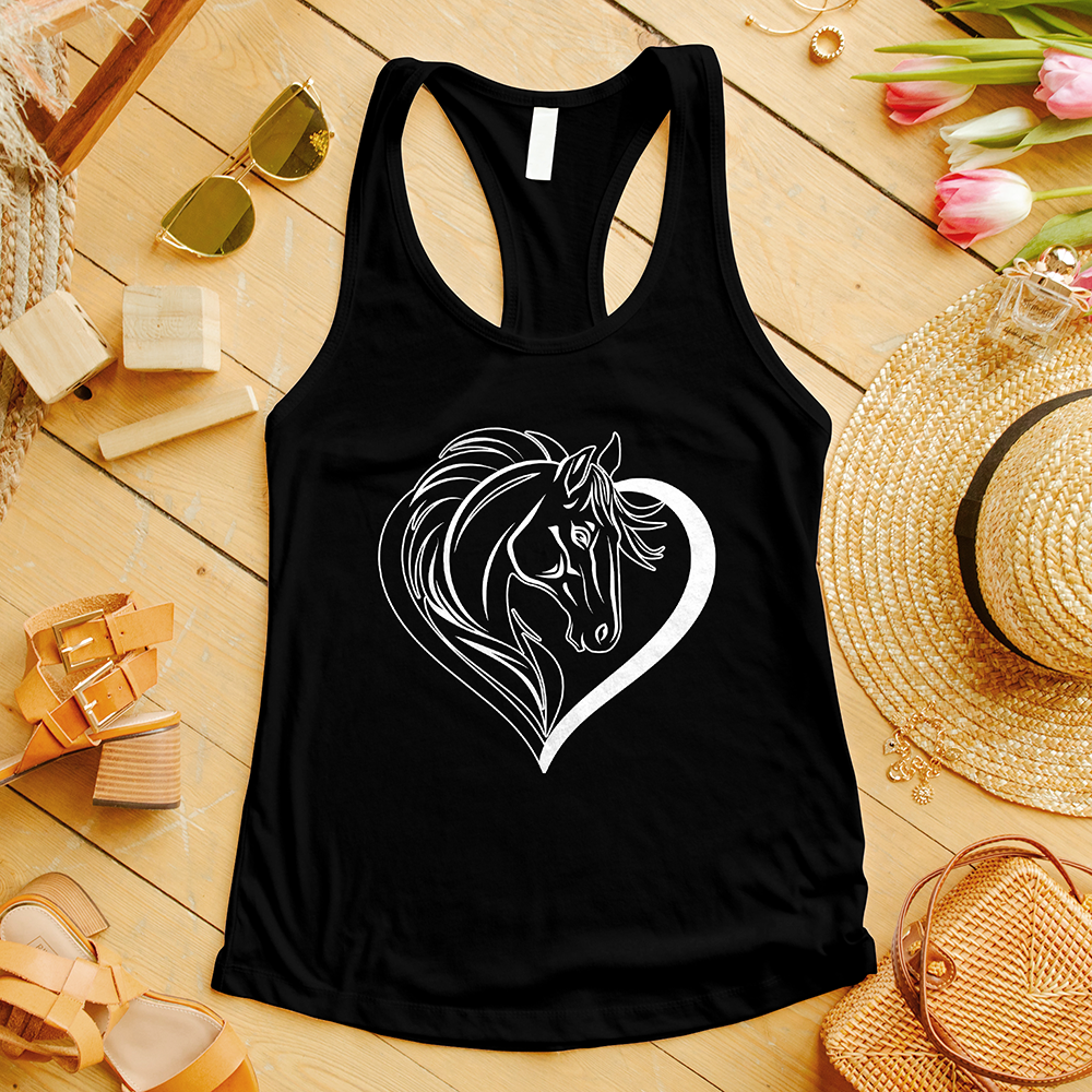Love Horse Shirt Tank Top