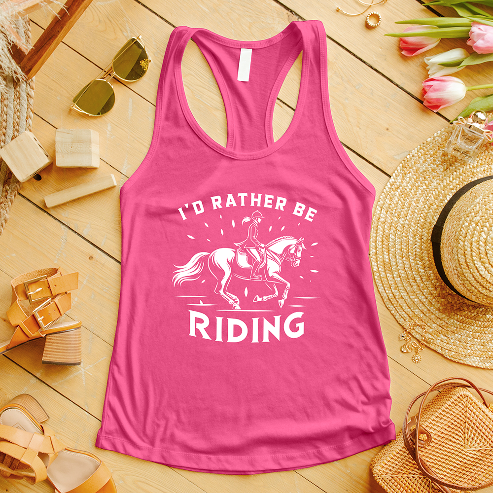 I'd Rather Be Riding Tank Top