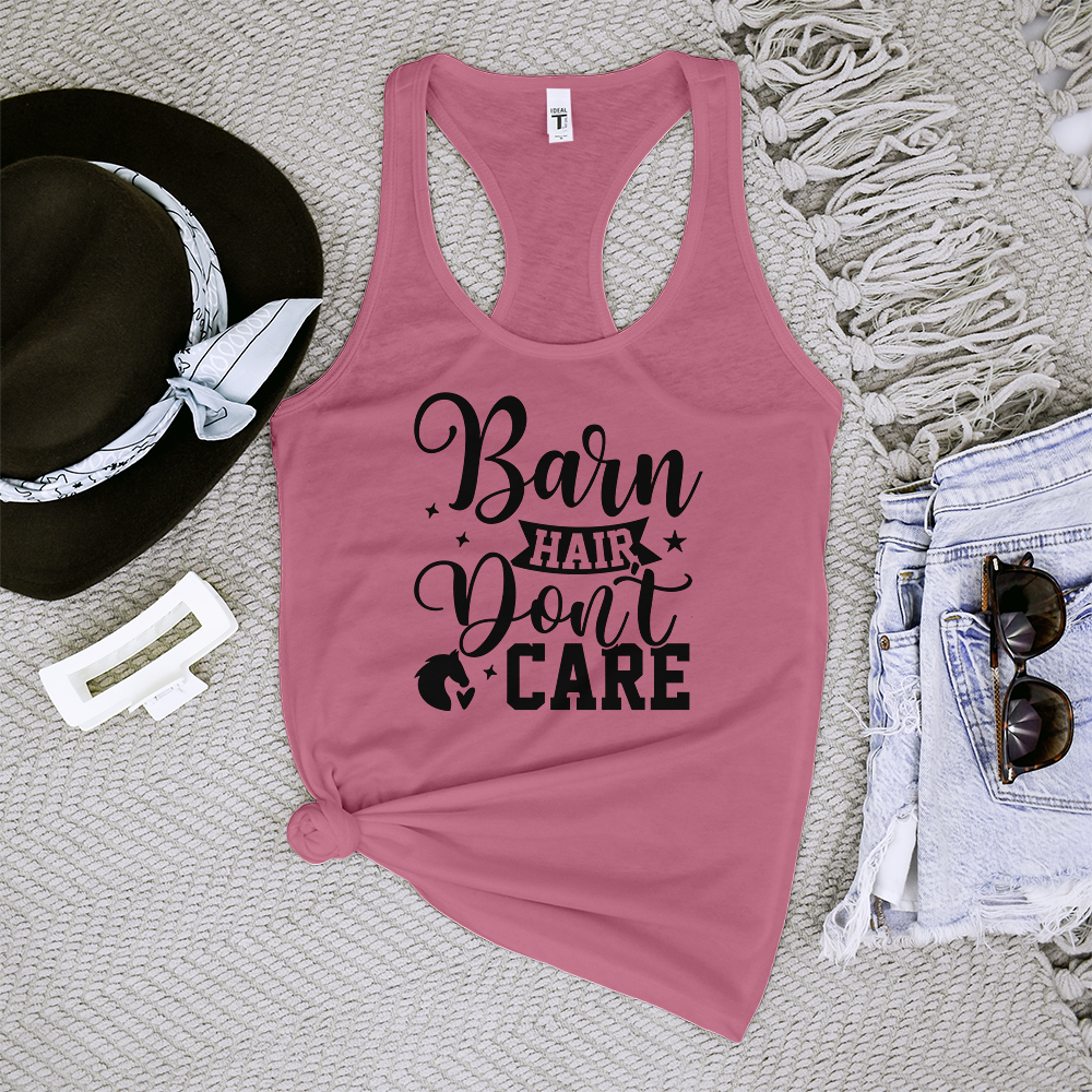 Barn Hair Don't Care V4 Tank Top