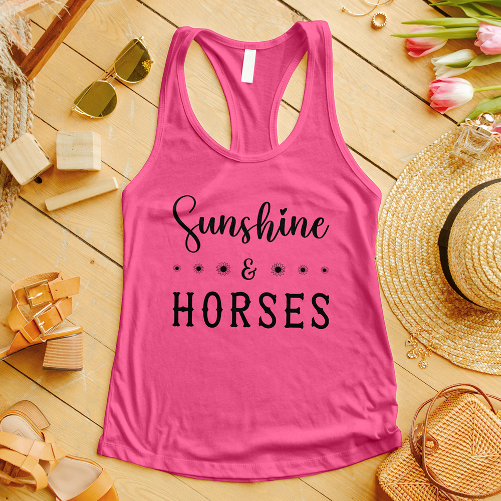 Sunshine & Horses V3 Tank Top