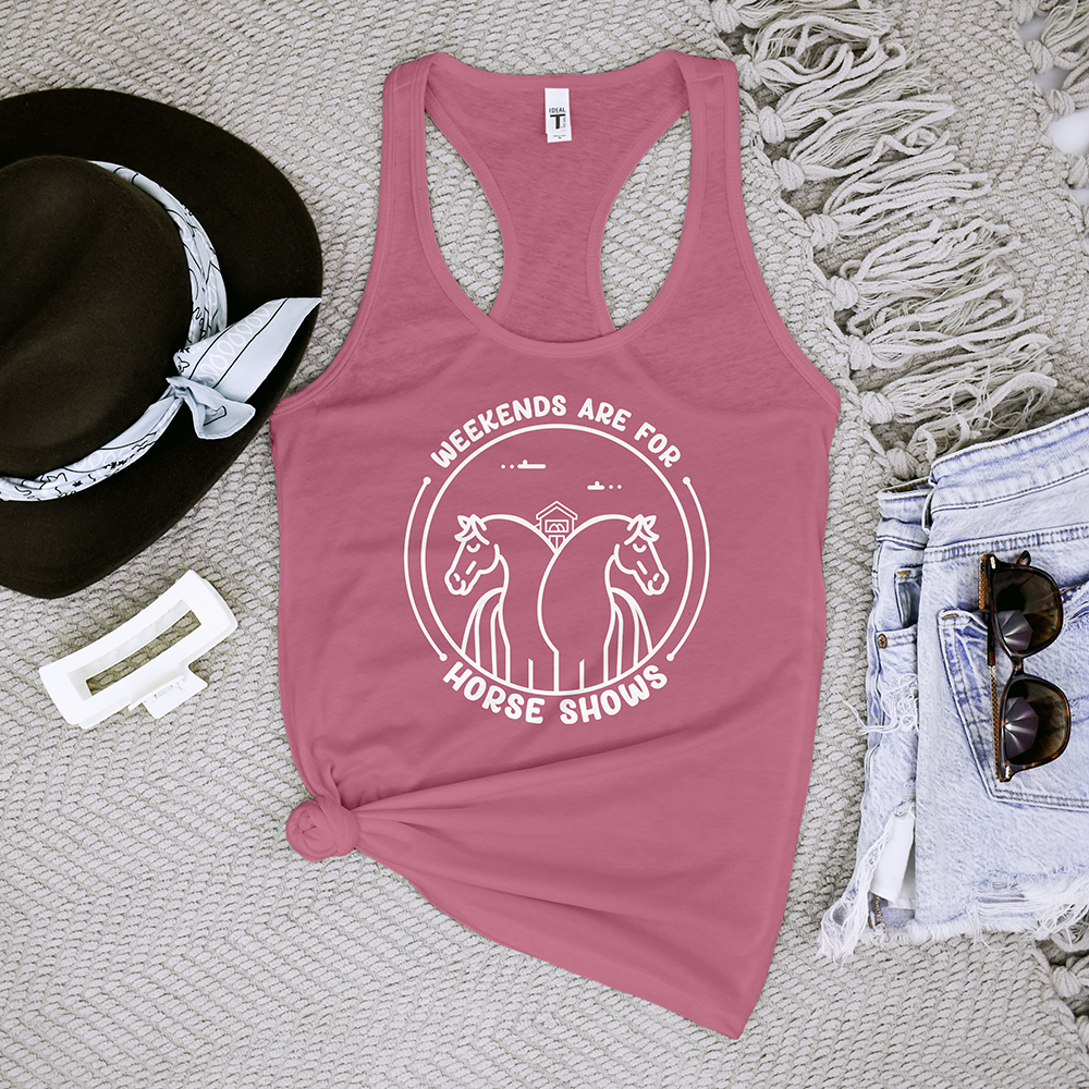Weekends Are for Horse Shows Tank Top