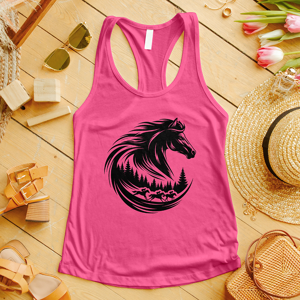 Majestic Horse's Head Tank Top