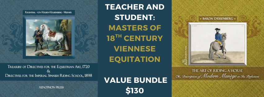 The Art of Riding a Horse or Description of Modern Manège in all It's Perfection by Baron d'Eisenberg fully illustrated with engravings