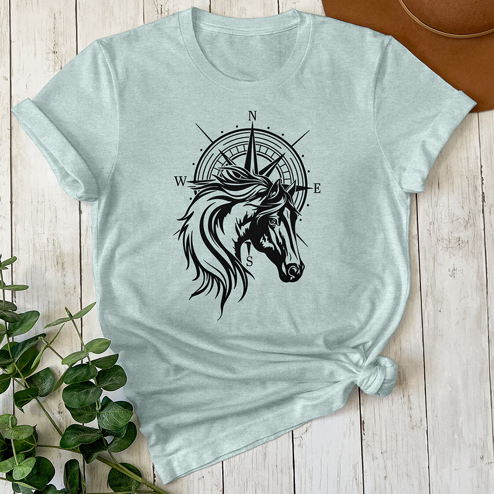 Horse With Compass Tee