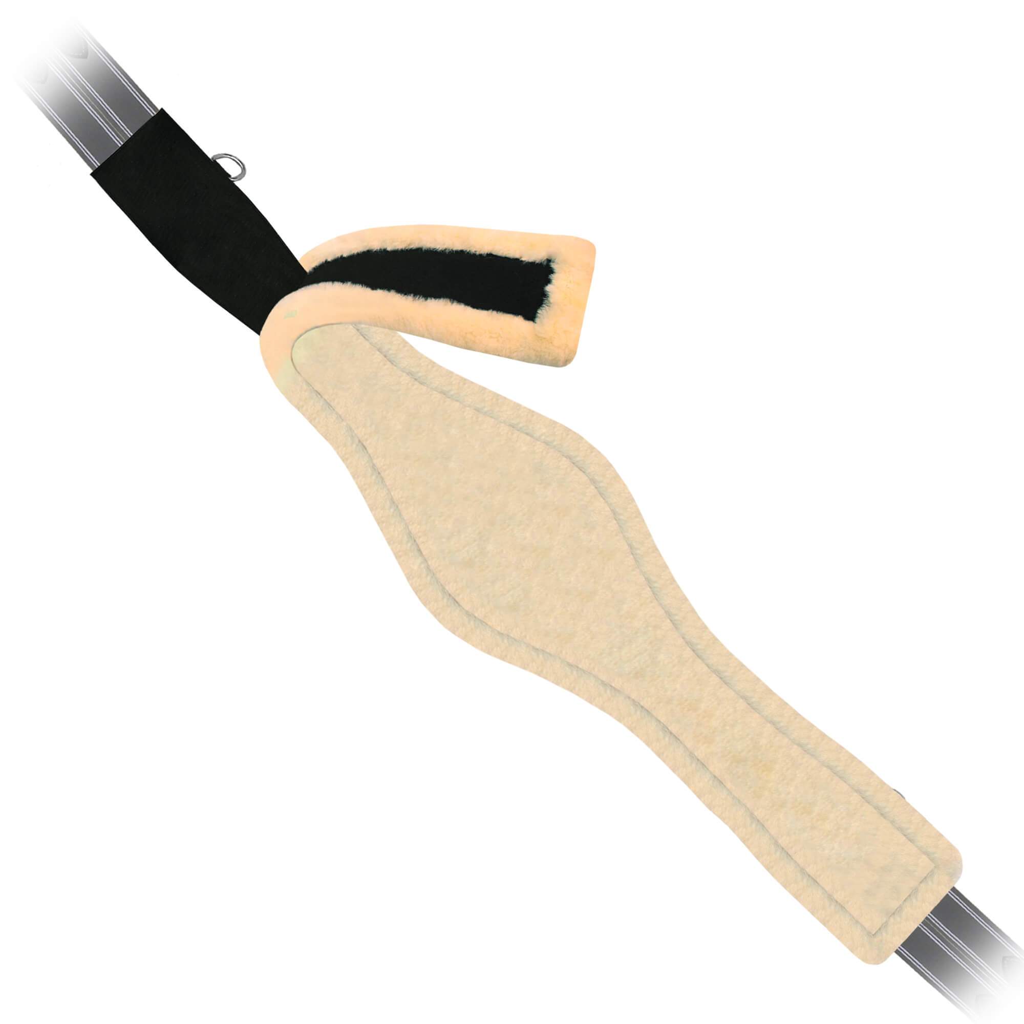 ExionPro 'Snap' Over Lay Girth - Navy Blue Elastic with White Lines