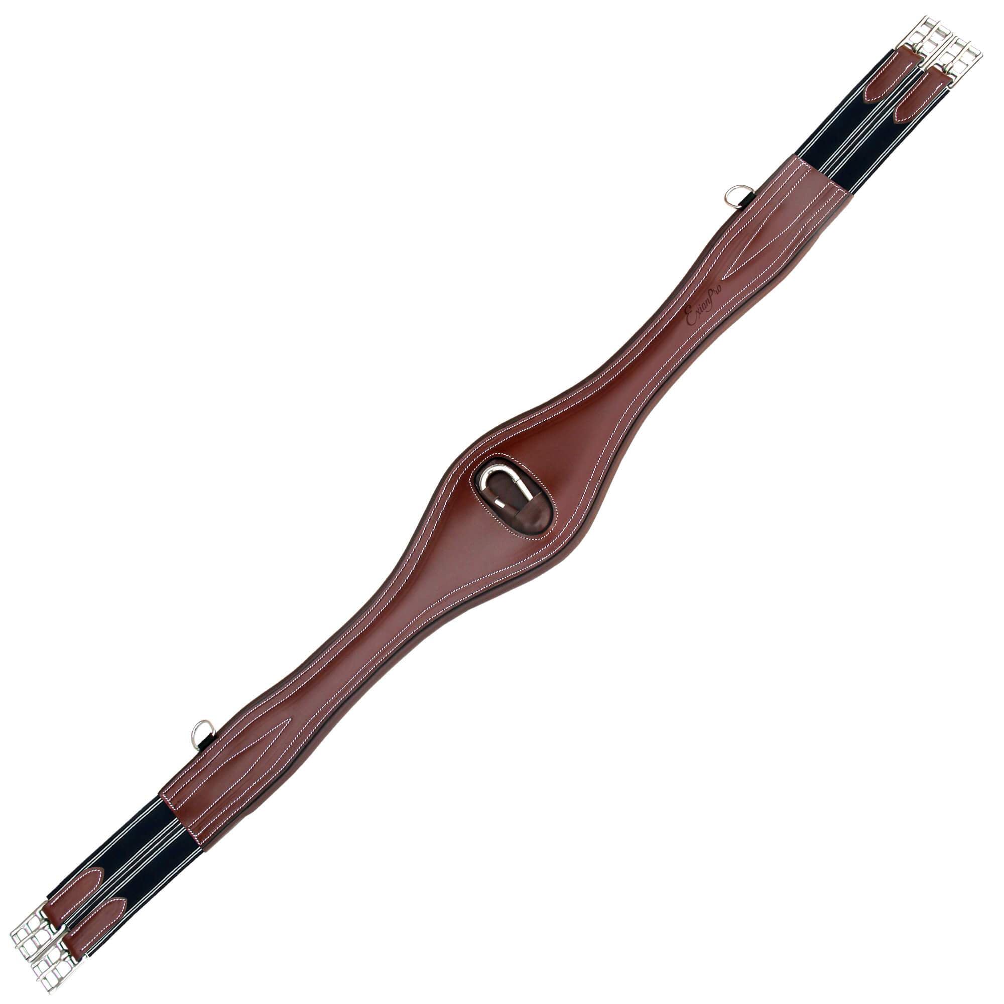 ExionPro 'Snap' Over Lay Girth - Navy Blue Elastic with White Lines