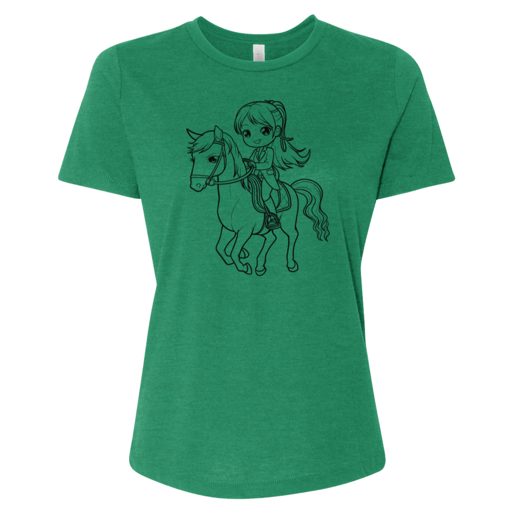 Girl Riding Horse Tee