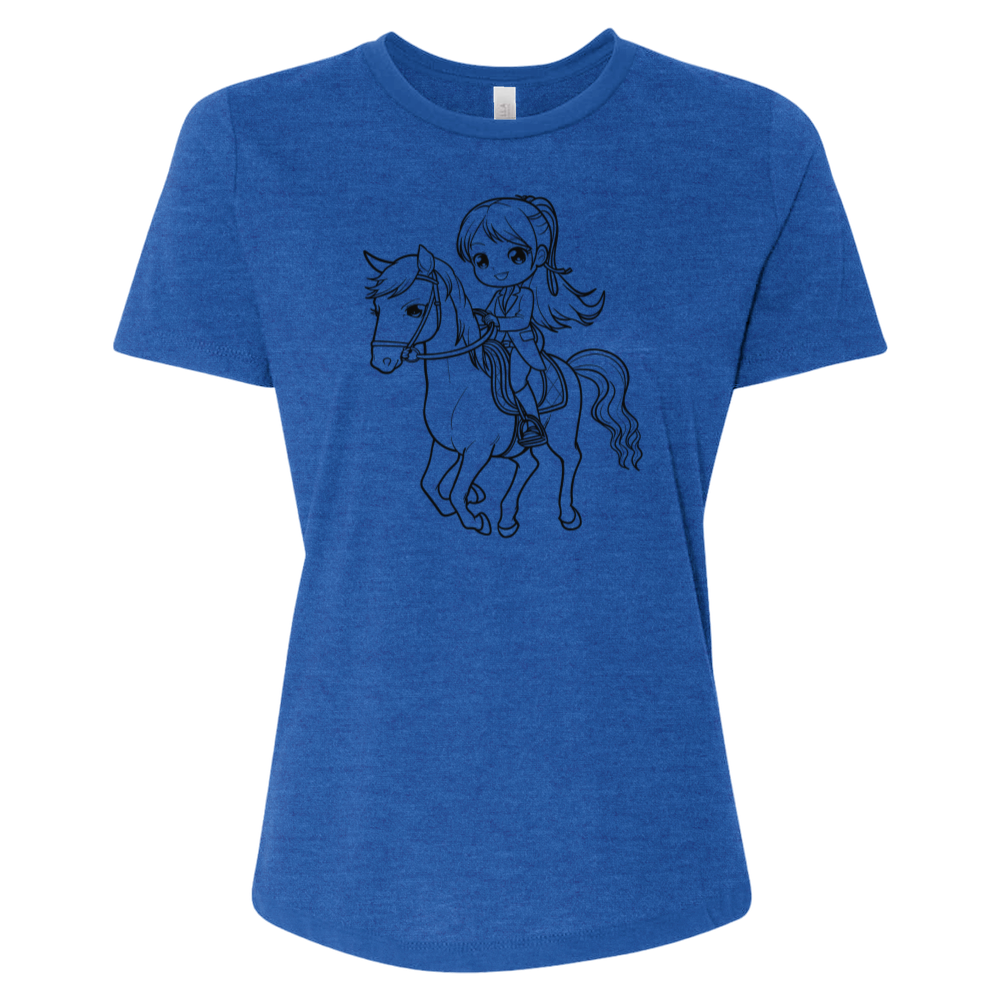 Girl Riding Horse Tee