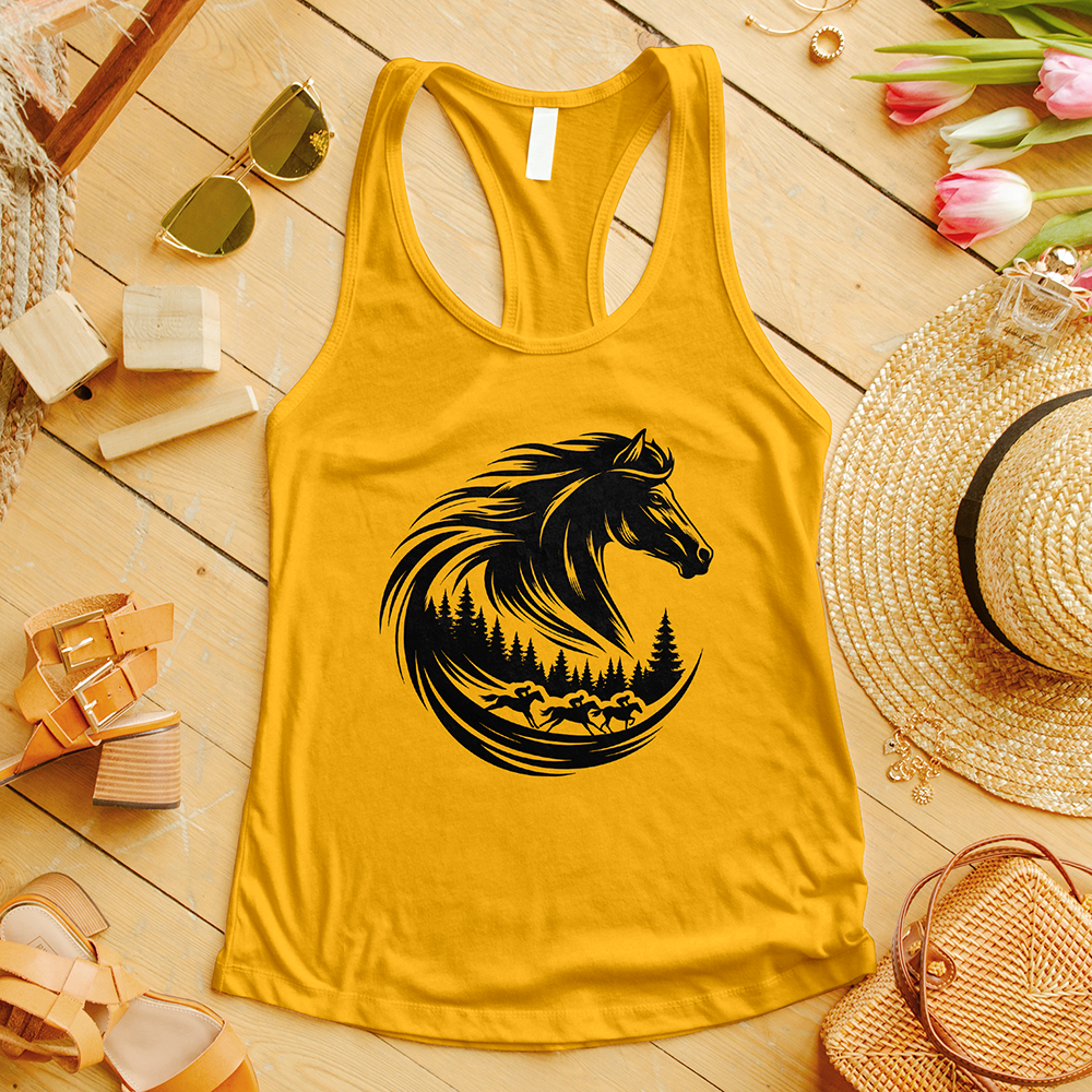 Majestic Horse's Head Tank Top