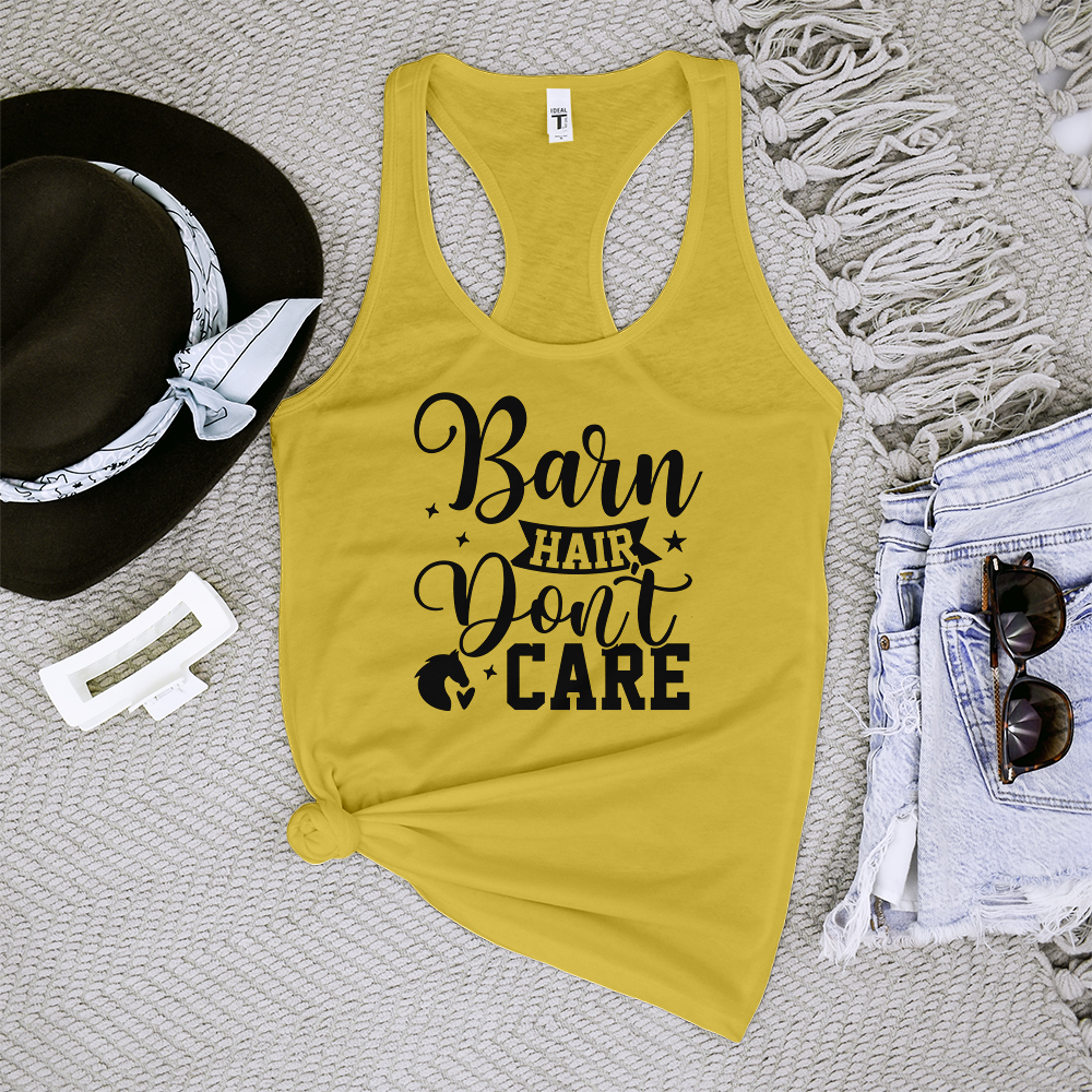 Barn Hair Don't Care V4 Tank Top