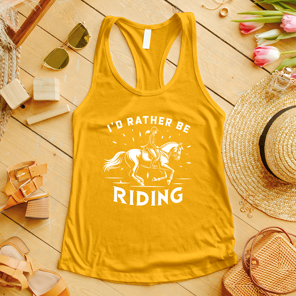 I'd Rather Be Riding Tank Top