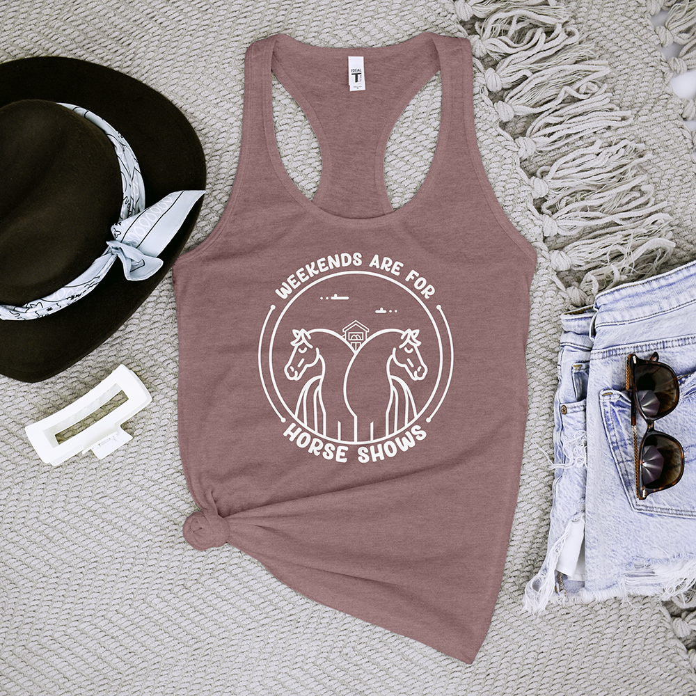 Weekends Are for Horse Shows Tank Top