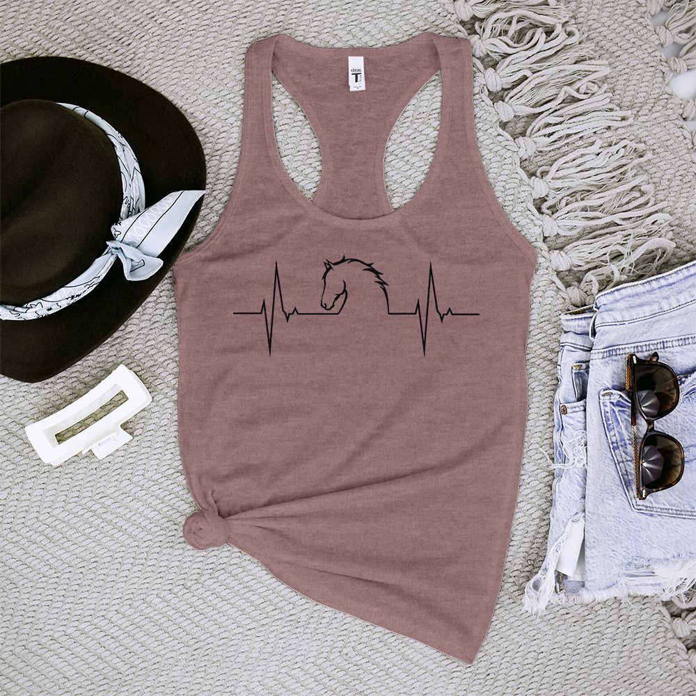 Horse Heartbeat Tank Top