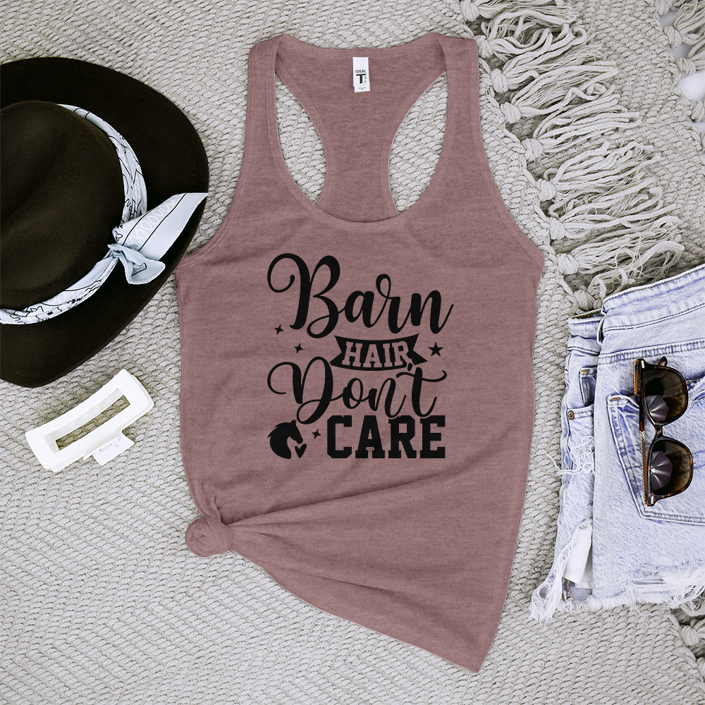 Barn Hair Don't Care V4 Tank Top